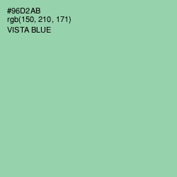 #96D2AB - Vista Blue Color Image